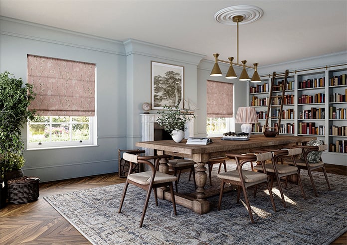 Almond Blossom, Pebble - Roman Blind - Image 7